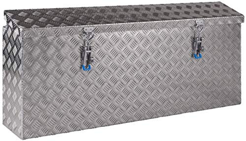Seitenkasten Staukasten Staubox Werkzeugkasten aus Aluminium Riffelblech B 1130 x H 480 x T 220 mm Made in Germany Anhänger ohne Befestigungsmaterial