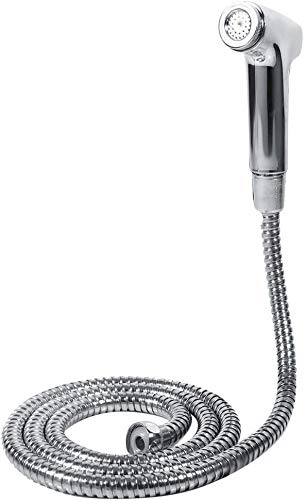 Hand Held Bidet Sprayer Kit, Multi-Functional ABS Bathroom Toilet Bidet Shower Sprayer, with Hose Holder, Wall Bracket Set, Bathroom or Toilet Cleaning