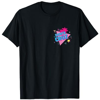 Santa Cruz CA Kalifornien Surfer 80s 80er Jahre Retro T-Shirt