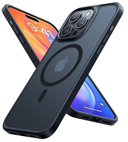 TORRAS Guardian-Mag für iPhone 12 Hülle für MagSafe [Nr.1 Schutzkraft und Magnetkraft] iPhone 12 Pro Hülle Handyhülle iPhone 12 Stoßfest Kratzfest iPhone 12 Case Samtige Touch Schwarz