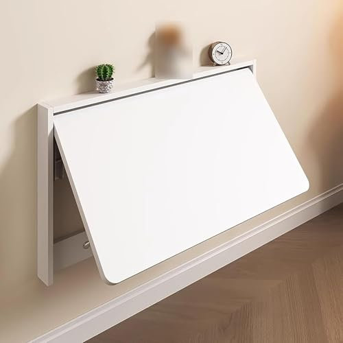 Wandtisch klappbar, hölzerner klappbarer Wäschetisch, klappbarer schwebender Wandschreibtisch für kleine Räume, Küche Schlafzimmer, aufklappbarer Esstisch Laptop-Schreibtisch Werkbank(60*40cm)