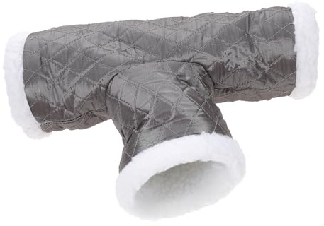 VICASKY Túnel Cálido para Mascotas Pequeñas Forro Polar para Invierno como Cama para Hámster Jerbo Rata o Cobaya Forma de Canal Color Aleatorio