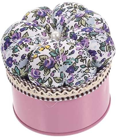 Boîte à Épingles de Couture et Artisanat en Fer pour Diy, Forme Boule