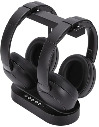 Sxhlseller Cuffie TV Wireless, Cuffie TV Over-ear Bluetooth 5.4, Trasmissione a 2,4 GHz, Batteria da 40 Ore, Connessione Ottica e AUX, per Anziani