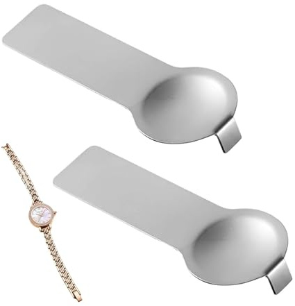 2PCS Nomination Charms Tool,9mm Double-Sided Italian Bracelet Link Helper,Double-Sided Bracelet Opener,Stainless Steel Bracelets Fitting Tool for Adding Links and Removing Bracelets