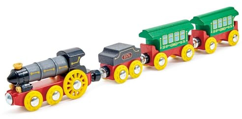 Hape Spielzeug Retro-Dampflok mit Licht und Sound