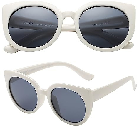 PolarSpex Toddler Sunglasses – Polarized UV Protection Cat Eye Sunglasses with Unbreakable Frame for Girls Age 2-8