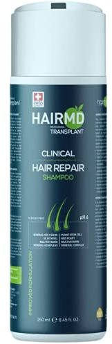 HairMD Hair Growth Shampoo - 250ml | Hair Loss & Regrowth Foam Treatment Biotin, Keratin, Collagen, Pro Vitamin B5| For Slow Growing | Hair Growth Problems for Men and Women