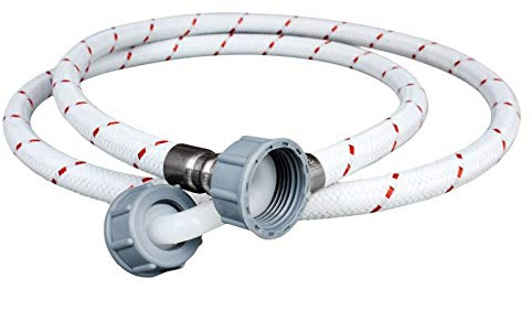 200cm Nylon Braid Washing Machine Dishwasher Fill Water Feed Hose Inlet Pipe
