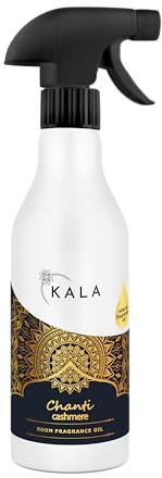 KALA - Lufterfrischer Duftölspray CHANTI, Raumspray mit Geruchsneutralisation, Raumduft Spray Hält bis zu 48h, Air Freshener mit Aktiv Neutralisator - Duft Cashmere, 500ml