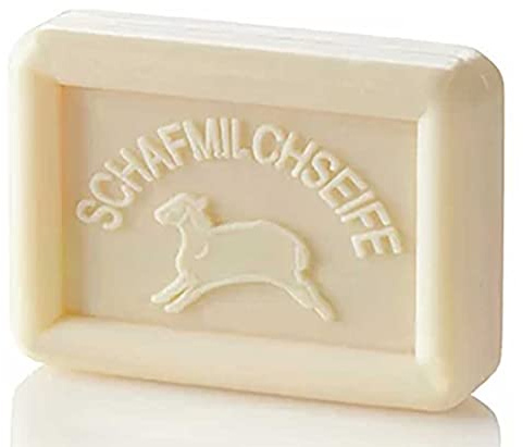 Ovis Hansen Schafmilchseife Eckig Schwefelwasser 8,5 X 6 CM 100gr Cremegelb 100255 | 8,5 X 6 CM, 100255