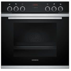 Siemens EQ211KB10 iQ300 Herd-Glaskeramik-Kochfeld-Kombination (herdgesteuert), Schnellaufheizung, 3D-Heißluft Plus Backen auf 3 Ebenen, Backwagen, 59,4 cm breit