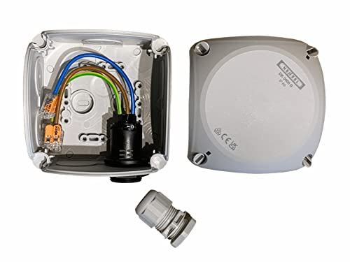 Balkonkraftwerk Einspeisesteckdose Anschlussbox mit Wieland Steckdose Solar Balkonsolar Anschluss Einspeisesteckdose Mini PV, Größe: ohneKabel