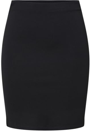 PIECES Pcnaya Hw Pencil Jupe Noos Crayon, Noir, XL Femme