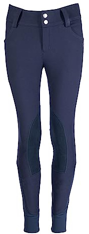 HKM Hunter Rodillera Alos Pantalones de Montar para niños Azul Oscuro 9/10 años