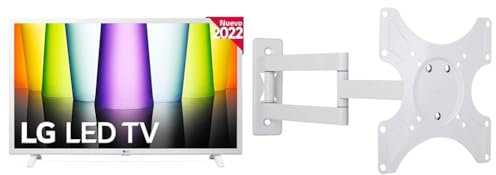 LG Televisor 32LQ63806LC - Smart TV webOS22 32 Pulgadas (81 cm) FHD & Techly ICA-LCD-2903WH - Soporte de Pared para Pantalla Plana (25 kg, 48,3 cm (19), 94 cm (37)