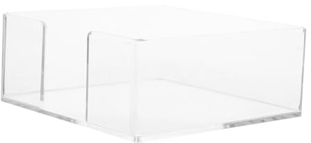 LABRIMP Taschentuchbox Aus Acryl Quadratische Serviettenhülle Multifunktionale Taschentuchbox Für Küche Schlafzimmer Wohnzimmer Restaurantzubehör