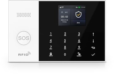 XNY WLAN Funk Alarmanlage Haus, 4G Alarmanlage Wohnung, No Zubehör, Kompatibel mit Alexa und Google Assistant (XNY-105)