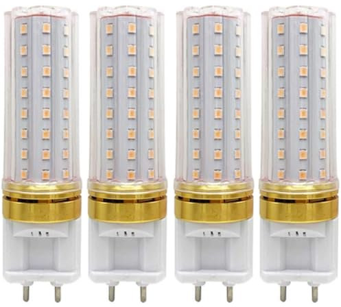 G12 Lampadina a LED 15W, 4pcs lampadine a LED, 15W equivalente a 150W alogeno, 1500LM, AC100V-240V, Angolo di Fascio a 360 ° per l'illuminazione Domestica(Warm White 3000k)