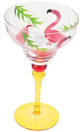 Gatuida Copa De Cóctel De Boda Copas De Martini Tazas Estéticas Copas De Vino De Colores Elegante Creativo Gafas Cupé Flamenco Gafas De Fiesta De Flamencos Tazas De Margaritas Rosa Vidrio