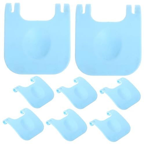 FUTUREORYY 8 pinzas de jaula de alambre para animales pequeños, hebillas de jaula extraíbles para conejos, hámsteres y chinchillas, fijación estable y segura, protección fiable para