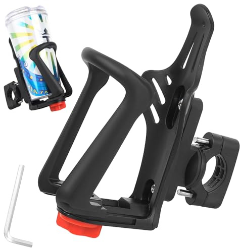 Dryckesflaskhållare cykel flaskhållare racercykel flaskhållare, 48–71 mm justerbar mugghållare cykel för 20–35 mm ram styre E skoter MTB e-cykel mountainbike Ebike UTVs E skoter tillbehör