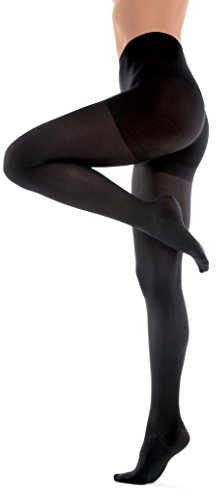 TOROS GROUP MANUFACTURE Panty pantimedias de compresión 16-18 mmHg- Panty de compresión graduadas Prevención de las venas varicosas Negro Medium