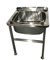 SQUID MOP Bucket Janitorial Cleaning Sink Stainless Steel Basin Floor Standing Front and Wall Mounted Back