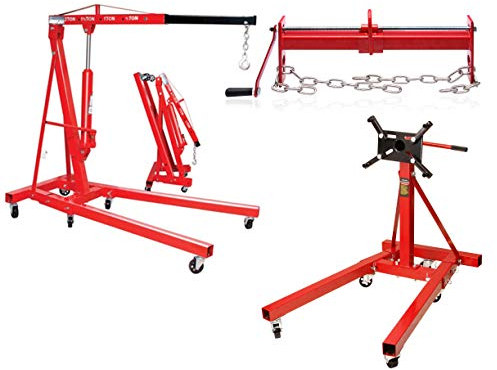 otgerlensker products Motorheber Motorkran 2000 kg + Balancierer 450 KG + Motorständer Motorhalter 900 KG