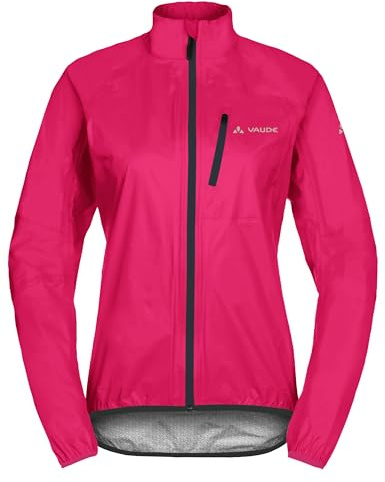 VAUDE Women's Drop Jacket III| Leichte Regenjacke - Wasserdicht & Federleicht | Ceplex active Technologie | Atmungsaktiv & Kompakt verstaubar | Umweltfreundlich mit Eco Finish | Reflektierende Details