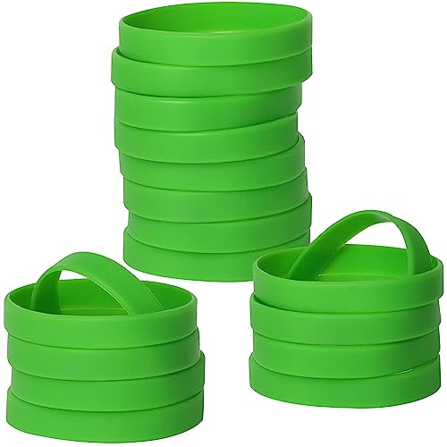 LVNRIDS Braccialetti elastici in Silicone 50 pezzi, 20.2 cm Riutilizzabile Braccialetti in Gomma per Uomo Donna, Bracciale Colorati per Feste, Eventi, Festival Musicali,Sport
