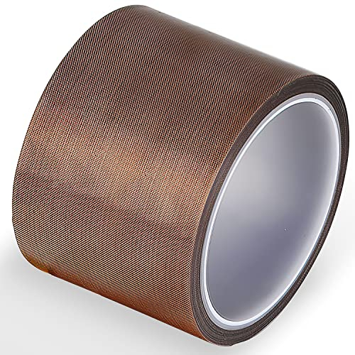 Nastro adesivo in teflon PTFE per macchina sottovuoto, ad alta temperatura, adatto per FoodSaver, Seal A Meal, Weston, autoadesivo, 80 mm x 10 m