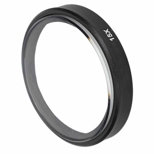 15X Macro Lens Compatible for Action 3 4 Action Camera Close-Up Filter, HD Coating Optical Glass Macro Close Shooting Lens Filter Photography Accessory for Action 3 4