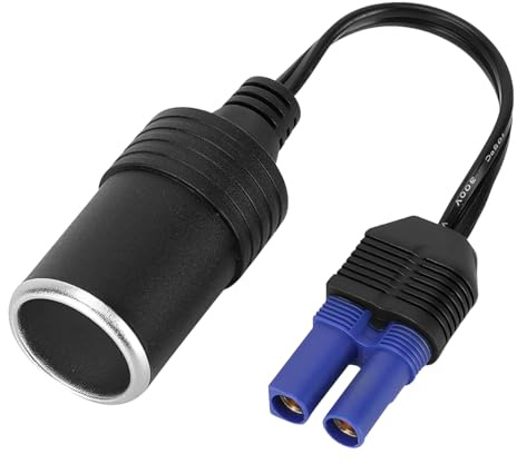 CGEAMDY Zigarettenanzünder Steckdose EC5, Zigarettenanzünder Anzünderbuchse mit Anschlusskabel Adapter, Kabel Einbau Buchse Stecker, Anschlusskabel Für Boot Motorrad Auto