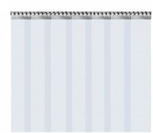 Streifenvorhang PVC Bandvorhänge, Vorhang Lamellenvorhang STK.transparent Türvorhang Für Schlafzimmer Wohnzimmer Badezimmer Strip Curtain Plastic Soft Freezer Room Door Curtain Kit