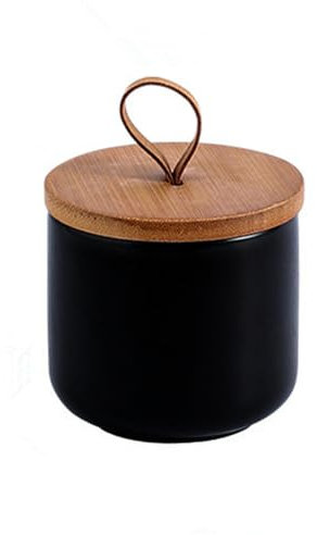 OnePine 260ml Vorratsdosen Keramik mit Deckel, Kaffeedose Teedose Vorratsdosen Porzellan, Aufbewahrungsdosen küche für Tee Kaffee Bohne Zucker Gewürz Nüsse Korn