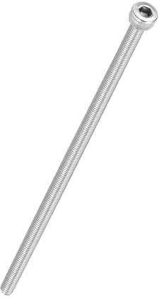 Kozelo 4pcs Socket Head Cap Screws - [M4-0.7 x 120mm] 304 Stainless Steel Allen Socket Drive for Electrical Motor 3D Printing Fan Engine Replacement Use, Silver