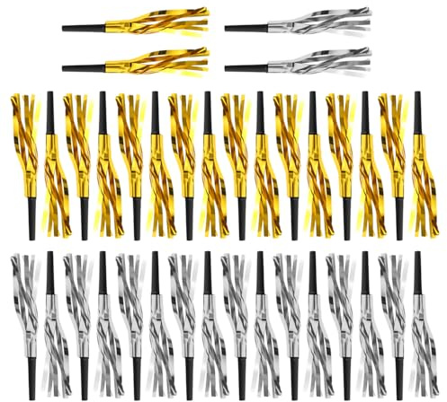 TYFGRT 36 Pezzi Creatori di Rumori per Feste Giocattoli per Bambini Creatori di Rumori di Nappe Lucide Che Fanno Rumore Oggetti di Scena Oggetti di Scena per Feste Forniture per Feste