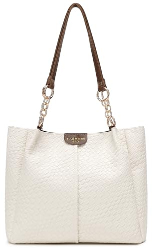 unisoul Handtasche Damen Groß - Shopper Tasche aus PU Leder - Elegante Schultertasche für Büro & Reisen