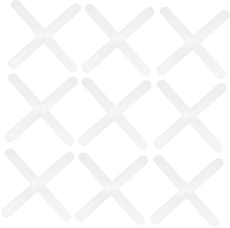 Angoily 1000pcs Cross Tile Spacers for Leveling Ceramic Tiles Thickness Grout Spacers Easy to Use Positioning Tool for Wall and Floor Installation