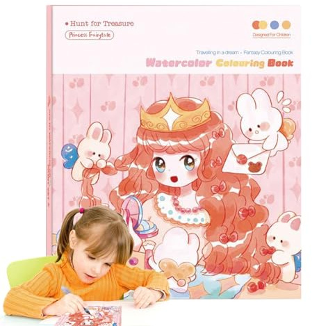 Aquarellbuch für Kinder – Vorschul-Malset, multifunktionales Lern-Bastel-Set für und Mädchen