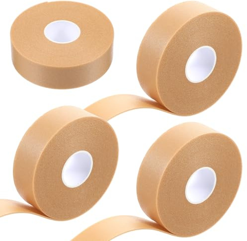 Oruola 4 Rolle Blasenpflaster Rolle, Selbstklebende Zehenpflaster, Tape für Füße, Blasen Tape, Schaumpflaster Rollen zum Zehen,Fuß und Hand die Belastung von Zehens für Schuhreibung