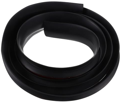 ORFOFE PVC Übergangsprofil Bodenleiste Selbstklebender Teppich Übergangsleiste Schwarz Höhenausgleich Rutschfest für Teppich zu Vinyl Boden Reparatur