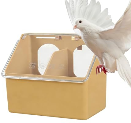 Mangiatoia per gabbie per uccelli | impermeabile di grande capacità,Dispenser di cibo per piccioni,per galline quaglia parrocchino giardino fattoria interna esterna