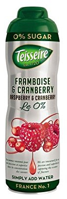 Teisseire Frambuesa Y Arándano 0% De Azúcar 600Ml (Paquete de 6)