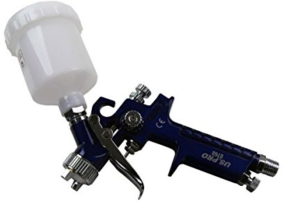 US PRO Mini HVLP Gravity Feed Spray Gun 115ml Plastic Cup 0.8mm Nozzle B8768