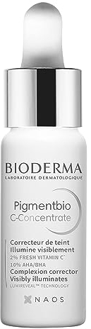 BIODERMA Pigmentbio C-Concentrate - Siero Notte Correttivo e Schiarente - Cura alla Vitamina C contro le Macchie Scure - Pelle Iperpigmentata e Sensibile - Flacone da 15 Ml