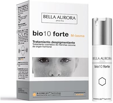 BELLA AURORA - BIO 10 Forte M-Lasma 30 ml, Trattamento Depigmentante Intensivo, Crema Antimacchia, per tutti i tipi di pelle, Macchie scure ormonali, Tecnologia B-CORE222