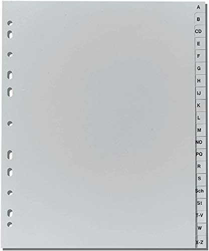 Herlitz Register PP mit Eurolochung A - Z (A-Z | 4er Sparset)