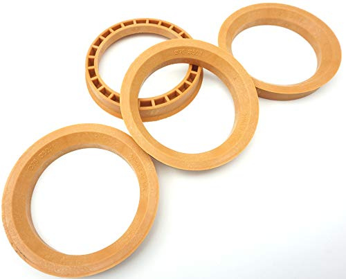 RONAL 4x Zentrierringe 76,0-60,1/76 auf 60,1 Orange kompatibel mit Renault
